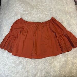 Bleuh Ciel Crochet Sleeve Blouse